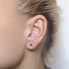 Helix auskarai Luxe Juodas