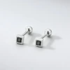 Helix auskarai Luxe Juodas