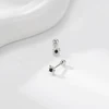 Helix auskarai Sola Juodas