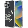 Hello Kitty HKHMP16XHGDIK Apple iPhone 16 Pro Max 6.9″ juodos spalvos kietas dėklas IML Golden Diva MagSafe