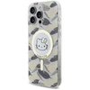 Hello Kitty HKHMP16XHGLEH Apple iPhone 16 Pro Max 6.9″ baltos spalvos kietas dėklas IML Golden Leaves MagSafe