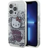 Hello Kitty HKHCP13XHDGPHT Apple iPhone 13 Pro Max 6.7″ baltos spalvos kietas dėklas IML Kitty On Bricks Graffiti