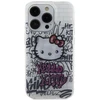 Hello Kitty HKHCP13XHDGPHT Apple iPhone 13 Pro Max 6.7″ baltos spalvos kietas dėklas IML Kitty On Bricks Graffiti
