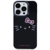 Hello Kitty HKHCP14LHKHLK Apple iPhone 14 Pro 6.1″ juodos spalvos kietas dėklas IML Kitty Face