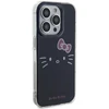 Hello Kitty HKHCP14LHKHLK Apple iPhone 14 Pro 6.1″ juodos spalvos kietas dėklas IML Kitty Face