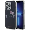 Hello Kitty HKHCP14LHKHLK Apple iPhone 14 Pro 6.1″ juodos spalvos kietas dėklas IML Kitty Face