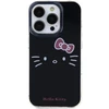 Hello Kitty HKHCP15XHKHLK Apple iPhone 15 Pro Max 6.7″ juodos spalvos kietas dėklas IML Kitty Face