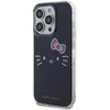 Hello Kitty HKHCP15XHKHLK Apple iPhone 15 Pro Max 6.7″ juodos spalvos kietas dėklas IML Kitty Face
