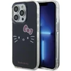 Hello Kitty HKHCP15LHKHLK Apple iPhone 15 Pro 6.1″ juodos spalvos kietas dėklas IML Kitty Face
