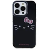 Hello Kitty HKHCP15LHKHLK Apple iPhone 15 Pro 6.1″ juodos spalvos kietas dėklas IML Kitty Face