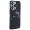 Hello Kitty HKHCP15LHKHLK Apple iPhone 15 Pro 6.1″ juodos spalvos kietas dėklas IML Kitty Face