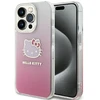 Hello Kitty HKHCP13LHDGKEP Apple iPhone 13 Pro/ 13 6.1″ rožinės spalvos kietas dėklas IML Gradient Electrop Kitty H