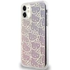 Hello Kitty HKHCN61HCHPEP Apple iPhone 11 / Xr 6.1″ rožinės spalvos kietas dėklas IML Gradient Electrop Crowded Kitty Head