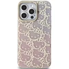 Hello Kitty HKHCP15XHCHPEP Apple iPhone 15 Pro Max 6.7″ rožinės spalvos kietas dėklas IML Gradient Electrop Crowded Kitty