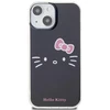 Hello Kitty HKHCP15SHKHLK Apple iPhone 15 /14 / 13 6.1″ juodos spalvos kietas dėklas IML Kitty Face