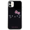 Hello Kitty HKHCN61HKHLK Apple iPhone 11 / Xr 6.1″ juodos spalvos kietas dėklas IML Kitty Face