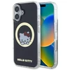 Hello Kitty HKHMP16SHSWKK Apple iPhone 16 6,1″ juodos spalvos kietas dėklas IML Sweet Kitty Magsafe