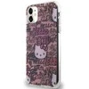 Hello Kitty IML Žymos Graffiti dėklas iPhone 11 / Xr - rožinis
