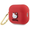 Hello Kitty HKAP23DKHSF AirPods Pro 2 (2022/2023) Dėklas Fuchsia Silicone 3D Kitty Head