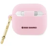 Hello Kitty Silikoninis 3D dėklas su Kitty galvutės motyvu AirPods 3 - rožinis