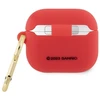 Hello Kitty HKA33DKHSF AirPods 3 Dėklas Fuchsia Silicone 3D Kitty Head
