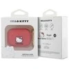 Hello Kitty silikoninis 3D Kitty Head dėklas AirPods Pro - fuksija