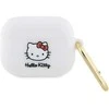 Hello Kitty silikoninis 3D Kitty Head dėklas AirPods Pro - baltas
