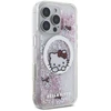 Hello Kitty HKHMP16LLSWKH Apple iPhone 16 Pro 6.3″ baltos spalvos kietas dėklas Liquid Glitter Sweet Kitty Bows M