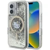 Hello Kitty HKHMP16SLGDIK Apple iPhone 16 6.1″ juodos spalvos auksinis kietas dėklas Liquid Glitter Fever MagSa