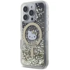 Hello Kitty HKHMP16XLGDIK Apple iPhone 16 Pro Max 6.9″ juodos spalvos auksinis kietas dėklas Liquid Glitter Fe