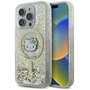 Hello Kitty HKHMP16XLGDIH Apple iPhone 16 Pro Max 6.9″ baltos spalvos auksinis kietas dėklas Liquid Glitter Fev