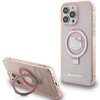 Dėklas Hello Kitty žiedinis stovas su blizgučiais Electrop Logo MagSafe ant iPhone 15 Pro Max - daugialypė terpė