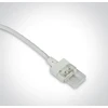 Hermetinės LED COB juostos maitinimo laidas, 7846WP