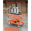 VEVOR 120 cm hidraulinė kėlimo platforma 226 kg