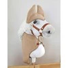Komplektas Hobby Horse A4–A5 su vilnos gūniu ir ausinėmis smėlio spalvos