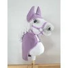 Super Hobby Horse Hobby Horse komplektas A4 ir A5 flisinis apklotas su ausinukais lila