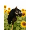 Hobby Horse lazdelinis arkliukas Premium tamsaus bėro atspalvio A5