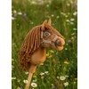 Hobby Horse lazdelinis arkliukas Premium šviesiai kaštoninis A5