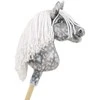 Hobby Horse lazdelinis arkliukas su balta karčiene Super Hobby Horse Premium