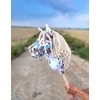 Hobby Horse lazdelinis arkliukas su ruda leopardine spalva ir smėlio karčiais