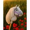 Hobby Horse lazdelinis arkliukas Super Premium baltas A5