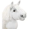 Hobby Horse lazdelinis arkliukas Super Premium baltas A5