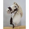 Super Hobby Horse Hobby horsingo kantaras ir pavadys – juoda/ruda