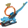 Hot Wheels City trasa „Dinozauras su kilpa“