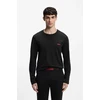 Hugo Bodywear Marškiniai ilgomis rankovėmis JUODA (50492631-001)