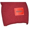 Hugo Boss Raudona vilnonė žieminė kepurė - 50496011-604