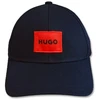 Hugo Boss tamsiai mėlynos spalvos medvilninė beisbolo kepuraitė - 50492745