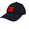 Hugo Boss tamsiai mėlynos spalvos medvilninė beisbolo kepuraitė - 50492745