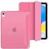Hybrid dėklas iPad 10/2022 modeliui - rožinė spalva - permatomas