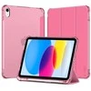 Hybrid dėklas iPad 10/2022 modeliui - rožinė spalva - permatomas